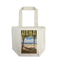 thumbnail image 1 of Kona, Hawaii, Hammock and Palms (100% Cotton Canvas Reusable Tote Bag), 1 of 3