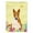 Red White, variant on Easter Eggs Bull Terrier Red Flag Canvas House Size