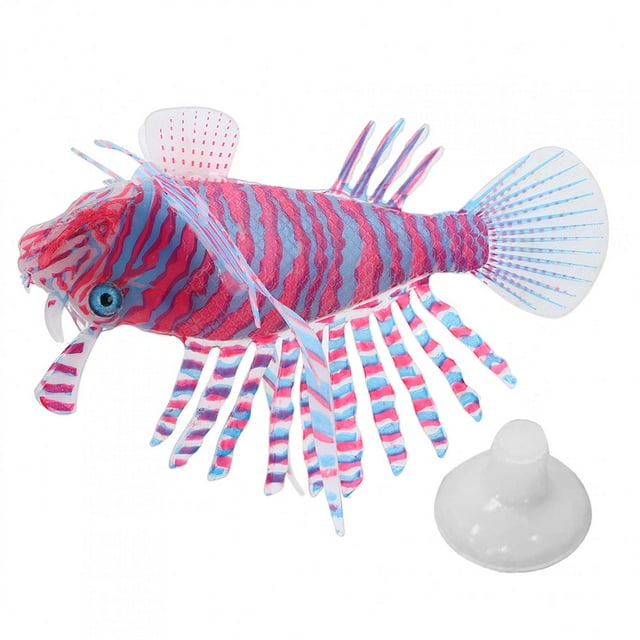 Decoración de pecera, acuario de silicona Artificial simulada, adorno de acuario, decoración de acuario, claridad notable Jadeshay A