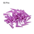 thumbnail image 3 of Uxcell Silicone Rubber Tapered Plug 1.5mm to 4.5mm Solid Purple for Powder Coating, Painting, Laboratory Use 50 Pieces, 3 of 5