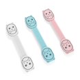 thumbnail image 2 of Cerradura para cajón con forma de conejo de dibujos animados, cerradura para niños, cerradura para puerta de gabinete multifunción antipellizcos para bebés, cerradura para refrigerador, 2 of 4