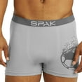 thumbnail image 3 of 6-Pack Men's Seamless Short Boxer Briefs Underwear, Football Multi Color, 3 of 5