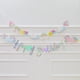 thumbnail image 5 of 2 juegos de pancartas colgantes de unicornio para cumpleaños, decoración para fiestas de cumpleaños, 5 of 6