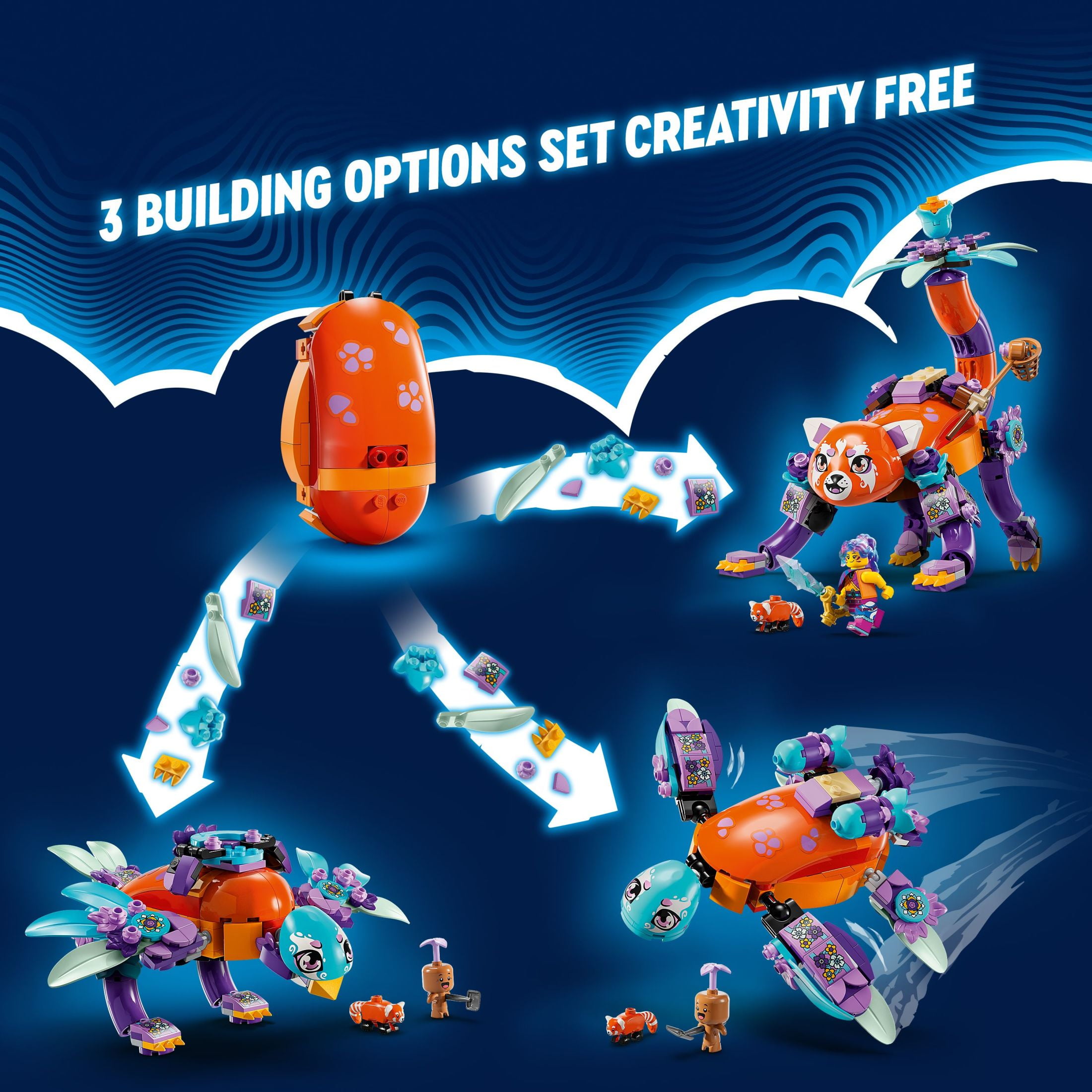 LEGO DREAMZzz Izzie's Dream Animals Toy Set with Minifigures