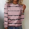 thumbnail image 1 of ICHUANYI Liquidación Jersey de Cuello Redondo Estampado para Mujer Manga Larga Informal para Mujer ICHUANYI WER202308252992, 1 of 4