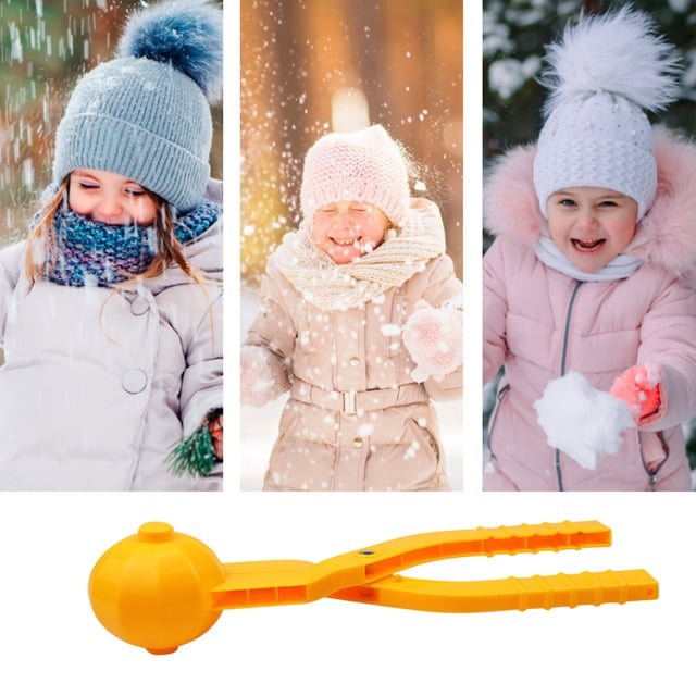 DPTALR Snowball Maker Winter Snowball Shape Toy Plastic Sandball Snowball Clip For Children Outdoor Play Snow Quick Snowball Making Machine