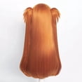 thumbnail image 4 of Peluca para cosplay Wiggy Mermaid, naranja y jengibre con coletas, 4 of 7