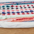 thumbnail image 3 of SAFAVIEH Montauk Raymond Southwestern Area Rug, Ivory/Blue, 6' x 6' Round, 3 of 8