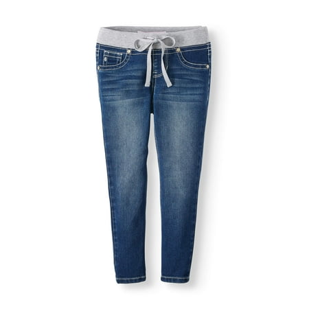 Seven7 Knit Waist Ankle Skinny Jean (Big Girls) (Best Jeans For Big Bum Small Waist)