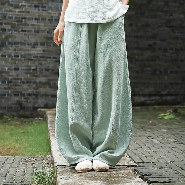 Ichuanyi liquidación de verano para mujeres impresas cinco puntos pantalones de lino de algodón de gran tamaño pantalones cortos pantalones cortos ICHUANYI WER2023081604729