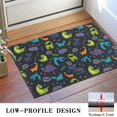 thumbnail image 3 of DarkBlue Cartoon Dinosaurs Text Pattern Door Rugs,Washable Non Slip Door Mats Indoor,Decorative Door Mats,Entry Mat Indoor for Entrance,Bedroom,Kitchen,Bathroom,16"x24", 3 of 6