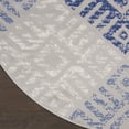 thumbnail image 5 of Nourison Whimsicle Contemporary Modern Grey Blue 5' x round Area Rug, (5' Round), 5 of 9