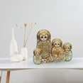thumbnail image 5 of HILABEE 10Pcs Wooden Russian Nesting Doll Matryoshka Figures Traditional Cartoon Nesting, 5 of 5