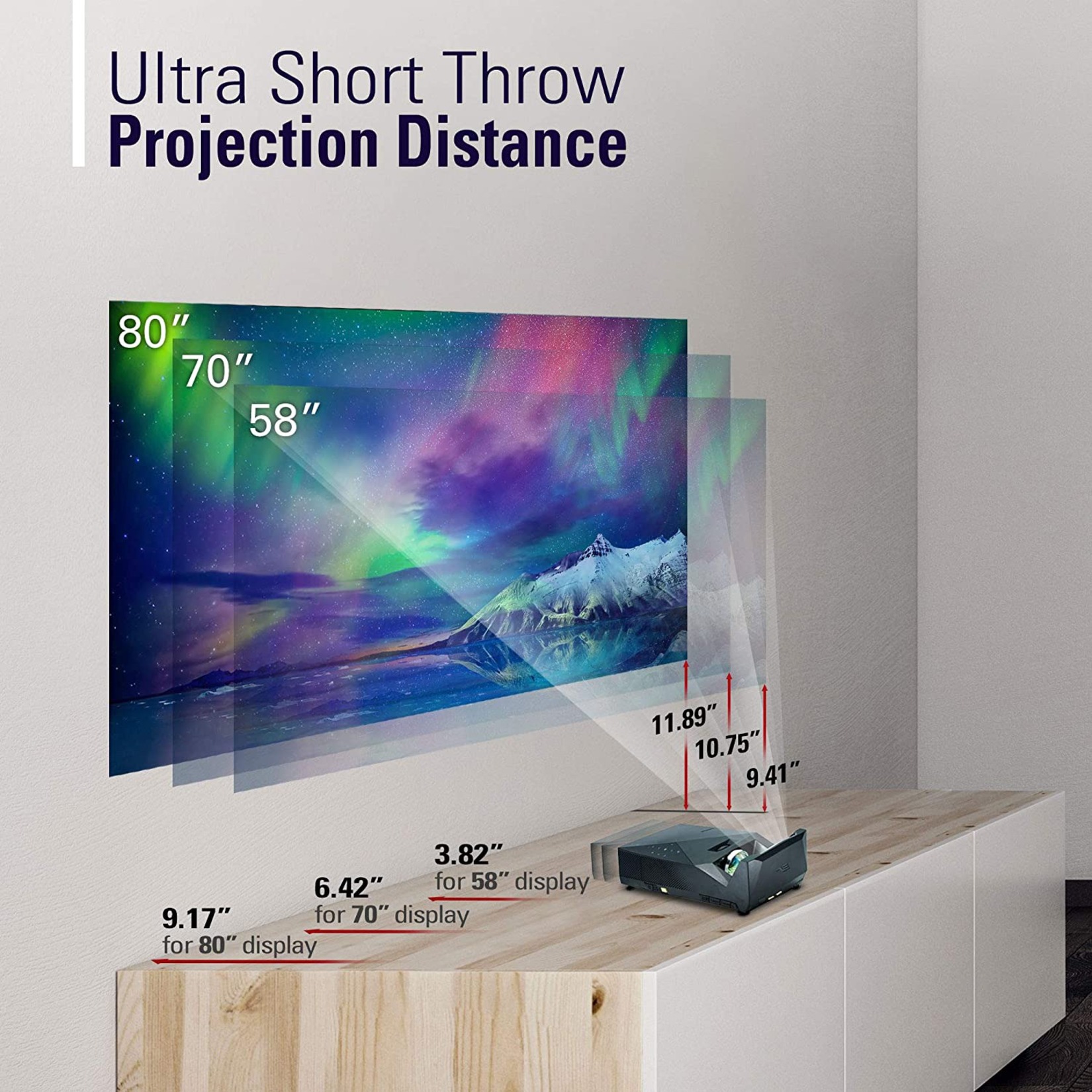 Elite Projector MosicGO Sport - DLP projector - RGB LED - portable - 1000 ANSI lumens - Full HD (1920 x 1080) - 1080p - ultra short-throw lens