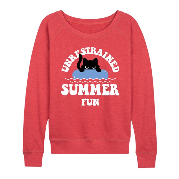 Instant Message - Unrestrained Summer Fun - Women's Lightweight French Terry Pullover