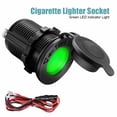 thumbnail image 1 of Cigarette Lighter Socket Waterproof LED Indicator 12V Power Outlet for Car Marine Boat Motorcycle Rv Truck ATV, 1 of 7