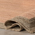 thumbnail image 5 of nuLOOM Eleonora Casual Jute Area Rug, 5' x 8', Eleonora Peach, 5 of 9