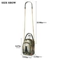 thumbnail image 3 of Leather Handbag Crossbody Bag Black Cat on A Swing, 3 of 7
