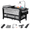 GRAY, variant on EaseBaby 5-in-1 Baby Bassinet, Bedside Sleeper & Diaper Changer, Portable Infant Crib for Newborn & Toddler, Unisex,BLACK