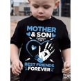thumbnail image 1 of Camisetas de verano informales y elegantes para niños - MADRE E HIJO... Camiseta de manga corta con cuello redondo y estampado, bonito regalo para el Día de la Madre., 1 of 7