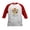 Red/White, variant on CafePress - Wildflowers Baseball Jersey - Kids Cotton Baseball Jersey, 3/4 Sleeve Shirt