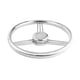 thumbnail image 4 of Sidaley Volante de barco de acero inoxidable, espejo pulido de 342mm, eje de 3/4 pulgadas, barcos de pesca al aire libre, accesorios de Hardware para Bombillas para automóviles Sidaley VI001886-00, 4 of 6