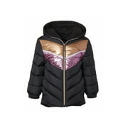 Limited Too Foil colorblock puffer jacket (big girls)