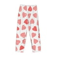 thumbnail image 5 of Xecao Pink Hearts1 Men's Straight Lounge Pajama Pants: The Ultimate in Comfortable Sleepwear, 5 of 9