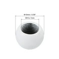 thumbnail image 2 of Uxcell M10 Thread Ball Lamp Finials Cap Knob Lamp Decoration Screw Caps for Lamp Harp Holder's Top White 10 Pack, 2 of 7