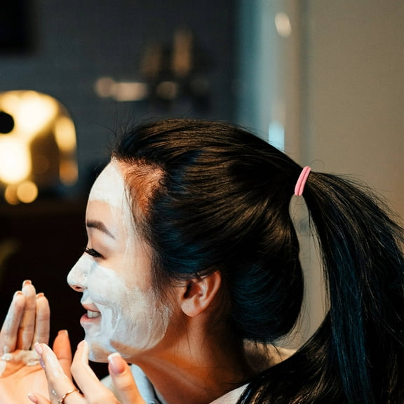 LOLIPPYY 100-Pack Small Elastic Hair Bands Ties for Everyday Use and Daily Hair Styling