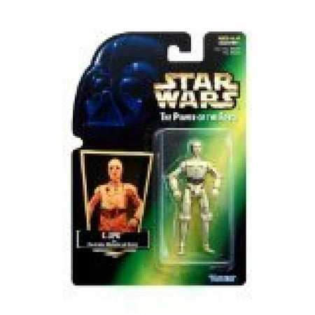 Hasbro Green - 1997 Hasbro Star Wars Power of the Force C-3po Green Card Action Figure