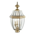 thumbnail image 3 of Livex Lighting Monterey 3 Light Outdoor Post Lantern, 3 of 7