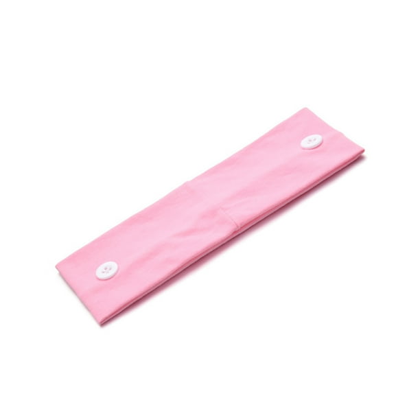 Sonducket Soporte de diadema con botones antideslizante para aliviar el dolor de oído bufanda de buena fijación tocado vibrante textura Type3 NO3