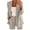 Beige, variant on Women's Suit Set, Oversized Blazer and Straight Leg Pants, 2 Piece Business Suit, Loose Fit Jacket and Trouser Set for Office, Wedding Guest, Business Casual and Formal Attire-Beige