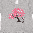 thumbnail image 4 of Inktastic Japanese Cherry Tree Kitty Cat Girls Baby Dress, 4 of 5