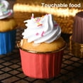 thumbnail image 4 of Monebena 100Pcs Cupcake Cups, Disposable Aluminum Foil Cupcake Baking Cups Ramekins, for Cake,Dessert,Mousse, 4 of 9