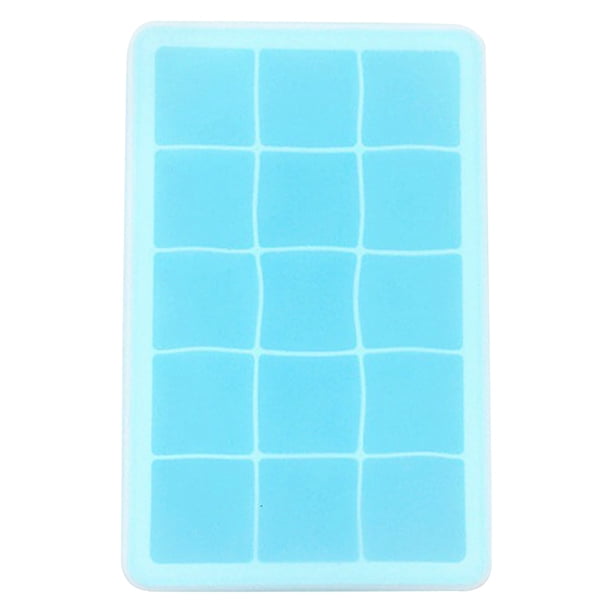 Molde para hacer cubitos de hielo, barra para el hogar, pub, vino, bebidas, cubitos de hielo, bandeja para moldes de silicona, molde para gelatina de chocolate, azul Eigraketly HA000196-03B