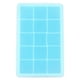 thumbnail image 1 of Molde para hacer cubitos de hielo, barra para el hogar, pub, vino, bebidas, cubitos de hielo, bandeja para moldes de silicona, molde para gelatina de chocolate, azul Eigraketly HA000196-03B, 1 of 6