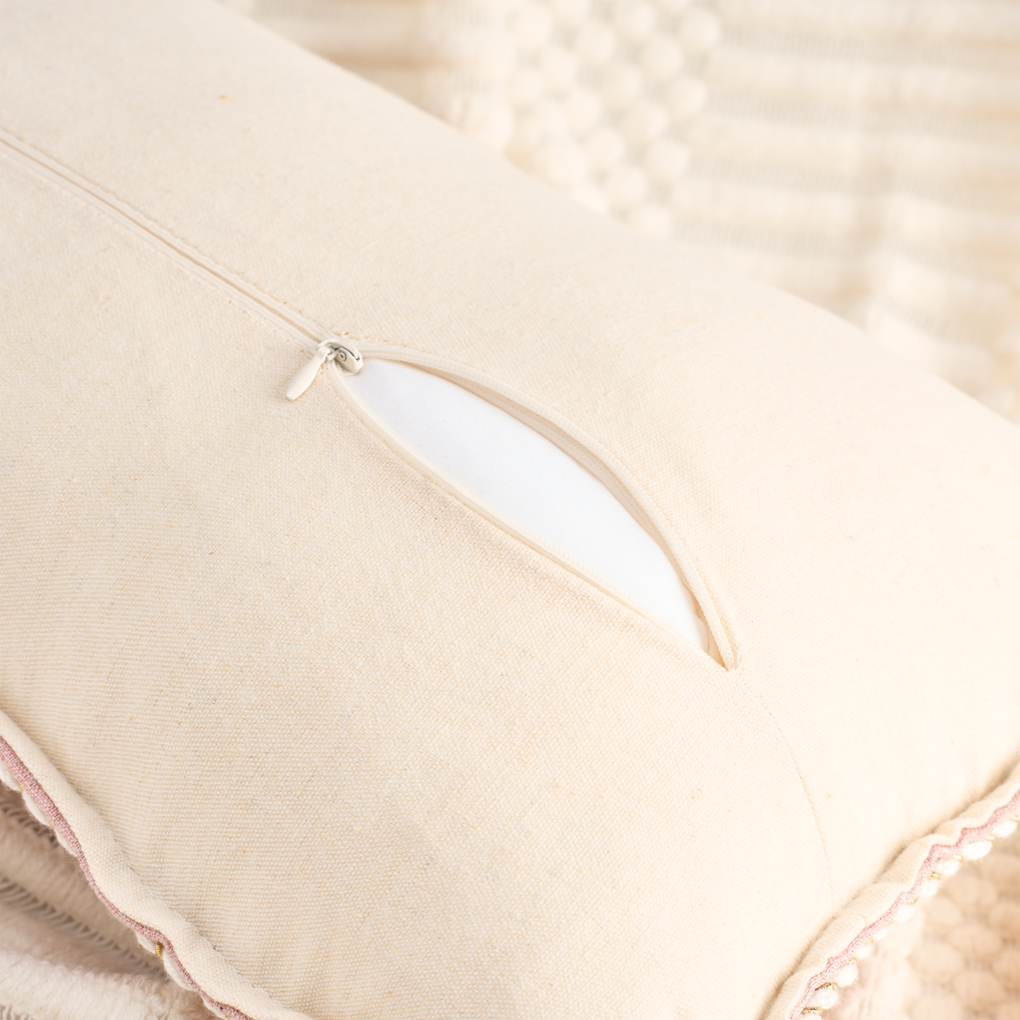 Unique Bargains Pack of 2 Soft Solid Throw Pillow Covers Cases for Couch 20" x 12" Pink