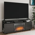 thumbnail image 2 of Ameriwood Home Mason Fireplace TV Stand for TVs up to 65", Espresso, 2 of 9