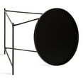 thumbnail image 4 of Kate and Laurel Ulani Modern Nesting Coffee Table, Set of 2, Black, Sophisticated Coffee Table Set for Storage and Display, 4 of 8