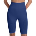 thumbnail image 2 of Only Moment Linerless Relaxed Casual Shorts for Women Nylon,Spandex Stretch Ankle Sweatpants for Golf, Athletic, Lounge, Travel, Work Yoga Shorts Navy,3XL, 2 of 4