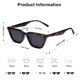 thumbnail image 3 of Gafas de sol SOJOS Polarizadas Estrechas Cuadradas Cateye SJ2169 para mujer, 3 of 6