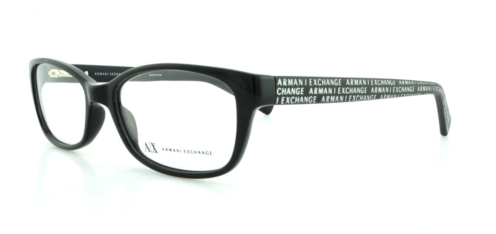 ARMANI EXCHANGE Eyeglasses AX 3009 8004 Black 53MM - Walmart.com - Walmart.com