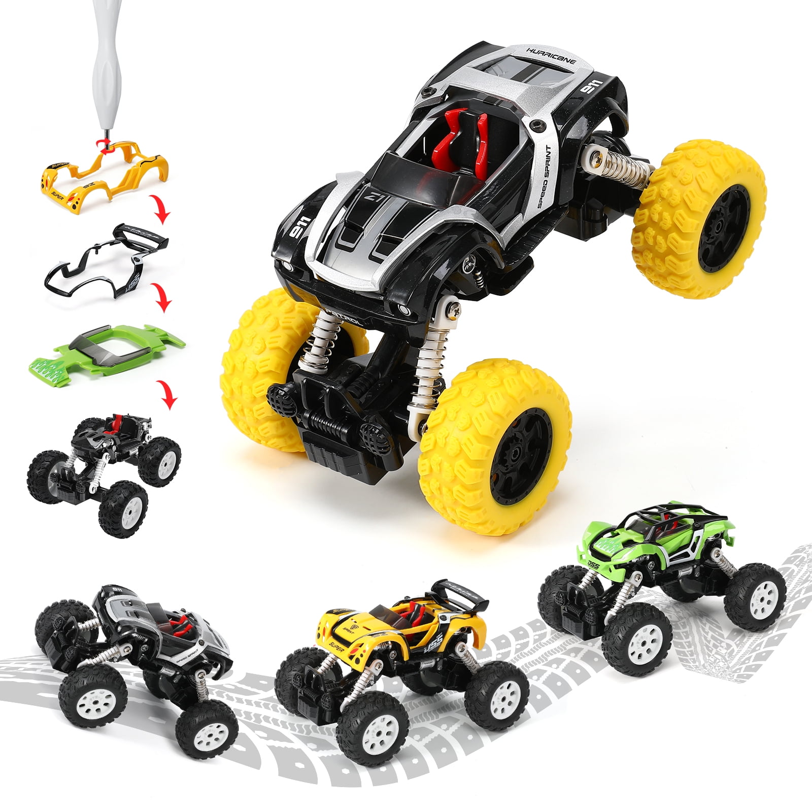 Take Apart Racing Car Toys PullBack Toy Cars DIY Car Assembly Toy