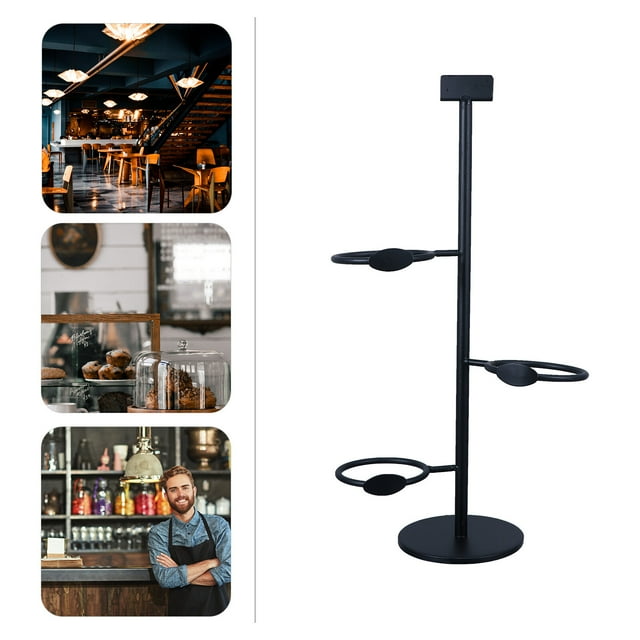 BEADCEST 1Pcs Display Rack for Paper Cup Display Stand Creative Design 10X36.7in