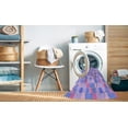 thumbnail image 2 of Ahgly Company Tapis d'Intérieur Lavable en Machine Carré Transitionnel Moyen Violet, 7 Pieds Carré, 2 of 7