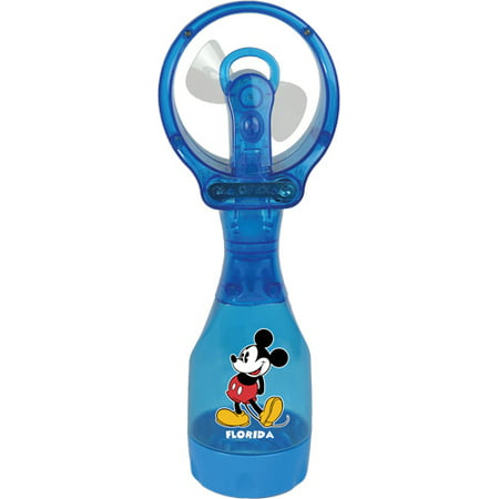 Disney Spray Fan Squeeze Breeze Classic Mickey, Blue (Florida (Best Misting Fan For Disney)