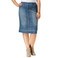 thumbnail image 1 of Estilo y co. Falda lápiz de mezclilla para mujer, azul, 20W Style&co. Lápiz, 1 of 2