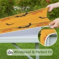 thumbnail image 6 of Halloween Stretch Table Cover 34x34 Inch Square - Elastic Edge Design with Ghosts and Pumpkins Pattern for Festive Table Decor, 6 of 6